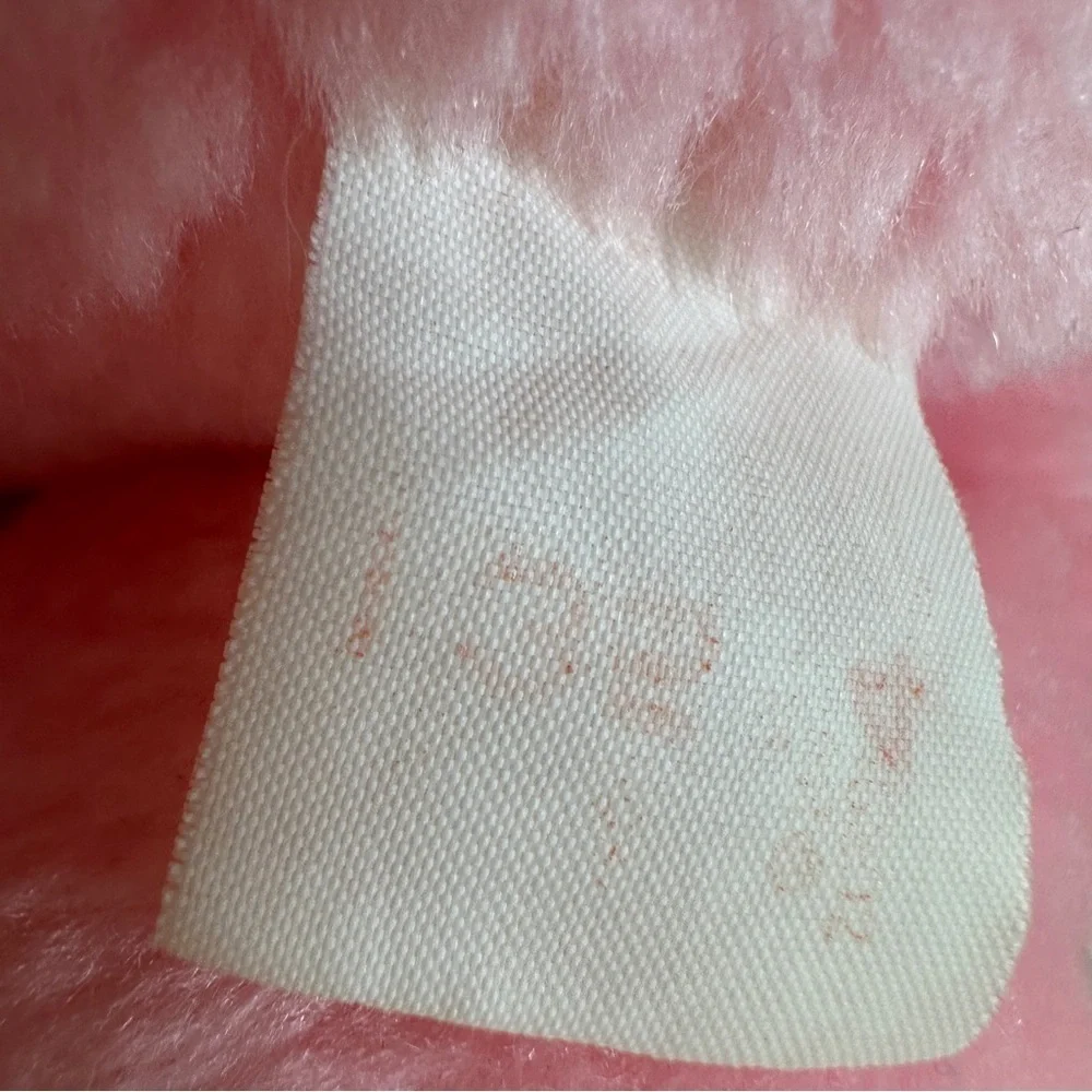 Vintage Care Bear Pink Love A Lot Hearts Bear 80's Kenner 13